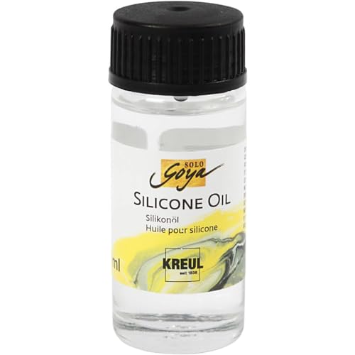 KREUL 87220 - Solo Goya Silikonöl, 20 ml, für eine ausgeprägte Zellbindung beim Pouring, Glas mit Tropfeinsatz KREUL 87220 - Solo Goya Silikonöl, 20 ml, für eine ausgeprägte Zellbindung beim Pouring, Glas mit Tropfeinsatz von Kreul