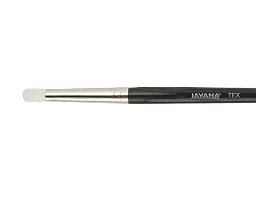 KREUL 909304 - Javana Nylon Synthetics, oval Größe 4, Pinsel mit hochwertigen, weißen Synthetikborsten, ideal zum Schablonieren KREUL 909304 - Javana Nylon Synthetics, oval Größe 4, Pinsel mit hochwertigen, weißen Synthetikborsten, ideal zum Schablonieren von Kreul