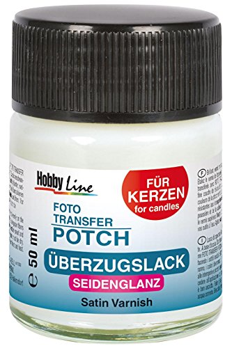 KREUL Foto Transfer POTCH Ãberzugslack fÃ¼r Kerzen, 50 ml von Kreul