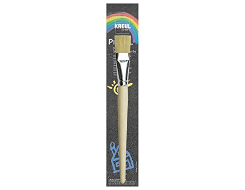 KREUL 43122 - Pinsel für Streety Straßenmalfarbe Borste flach Gr. 20, mit naturbelassenem kurzen Stiel, liegt gut in der Hand KREUL 43122 - Pinsel für Streety Straßenmalfarbe Borste flach Gr. 20, mit naturbelassenem kurzen Stiel, liegt gut in der Hand von Kreul