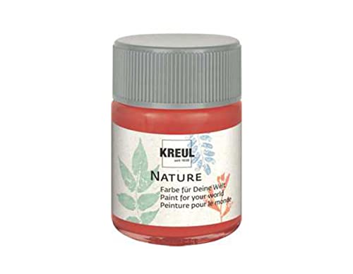 KREUL 49424 - Nature Koralle im 50 ml Glas, wasserbasierte Farbe, aus nachhaltigen, natürlichen Rohstoffen, cremig, schnelltrocknend und lichtecht, für zahlreiche Untergründe KREUL 49424 - Nature Koralle im 50 ml Glas, wasserbasierte Farbe, aus nachhaltigen, natürlichen Rohstoffen, cremig, schnelltrocknend und lichtecht, für zahlreiche Untergründe von Kreul