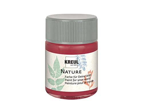 KREUL 49425 - Nature Granatapfel im 50 ml Glas, wasserbasierte Farbe, aus nachhaltigen, natürlichen Rohstoffen, cremig, schnelltrocknend und lichtecht, für zahlreiche Untergründe KREUL 49425 - Nature Granatapfel im 50 ml Glas, wasserbasierte Farbe, aus nachhaltigen, natürlichen Rohstoffen, cremig, schnelltrocknend und lichtecht, für zahlreiche Untergründe von Kreul