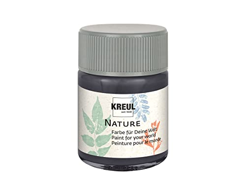 KREUL 49432 - Nature Schiefergestein im 50 ml Glas, wasserbasierte Farbe, aus nachhaltigen, natürlichen Rohstoffen, cremig, schnelltrocknend und lichtecht, für zahlreiche Untergründe KREUL 49432 - Nature Schiefergestein im 50 ml Glas, wasserbasierte Farbe, aus nachhaltigen, natürlichen Rohstoffen, cremig, schnelltrocknend und lichtecht, für zahlreiche Untergründe von Kreul