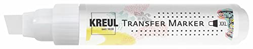 KREUL 49932 - Transfer Marker XXL, Strichstärke 4 - 12 mm, transparent zum Übertragen von ausgedruckten Motiven und Schriftzügen auf Papier, Pappe, Kork und andere Untergründe von Kreul
