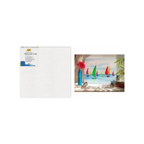 KREUL 5040120 - Solo Goya Stretched Canvas Premium Line, Keilrahmen 40 x 120 cm in Premiumqualität, Leinwand aus Baumwolle 4 fach grundiert, ideal für Öl-, Acryl- und Gouachefarben von Kreul