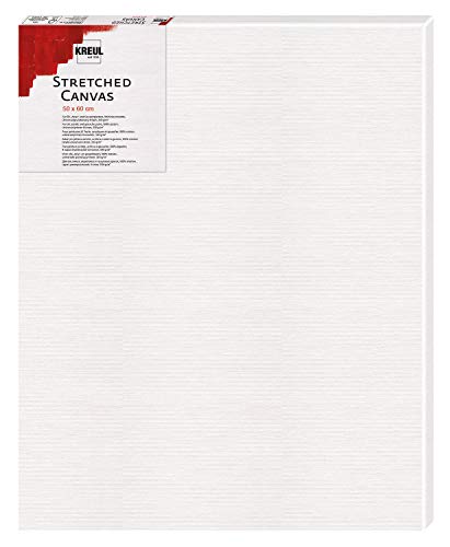 KREUL 595060 - Stretched Canvas, Keilrahmen 50 x 60 cm in Einsteigerqualität, ideal für Acryl- und Gouachefarben, Leinwand aus Baumwolle 4 fach grundiert KREUL 595060 - Stretched Canvas, Keilrahmen 50 x 60 cm in Einsteigerqualität, ideal für Acryl- und Gouachefarben, Leinwand aus Baumwolle 4 fach grundiert von Kreul