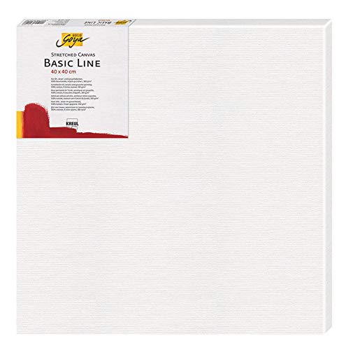 KREUL 64040 - Solo Goya Stretched Canvas Basic Line, Keilrahmen ca. 40 x 40 cm, mit Leinwand aus Baumwolle 4 fach grundiert, ideal für Öl, Acryl-und Gouachefarben KREUL 64040 - Solo Goya Stretched Canvas Basic Line, Keilrahmen ca. 40 x 40 cm, mit Leinwand aus Baumwolle 4 fach grundiert, ideal für Öl, Acryl-und Gouachefarben von Kreul