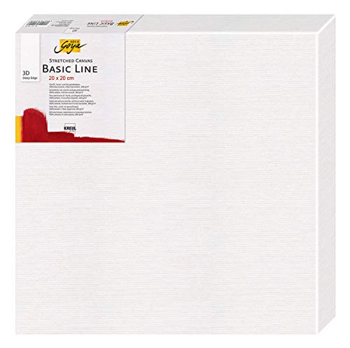 KREUL 642020 - Solo Goya 3D Stretched Canvas Basic Line, Keilrahmen 20 x 20 cm, extra tief ca. 3,8 cm, 100 % Baumwolle 4 fach grundiert, ideal für Öl-, Acryl- und Gouachefarben KREUL 642020 - Solo Goya 3D Stretched Canvas Basic Line, Keilrahmen 20 x 20 cm, extra tief ca. 3,8 cm, 100 % Baumwolle 4 fach grundiert, ideal für Öl-, Acryl- und Gouachefarben von Kreul