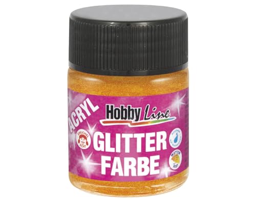 Kreul 76177 - Acryl - Glitterfarbe Glitter - 50 ml, orange Kreul 76177 - Acryl - Glitterfarbe Glitter - 50 ml, orange von Kreul