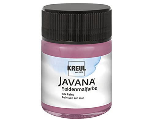 KREUL 8117 - Javana Seidenmalfarbe im 50 ml Glas, bordeaux, hochpigmentierte und brillante Farbe auf Wasserbasis, mit fließend flüssigem Charakter, dringt tief in die Fasern ein KREUL 8117 - Javana Seidenmalfarbe im 50 ml Glas, bordeaux, hochpigmentierte und brillante Farbe auf Wasserbasis, mit fließend flüssigem Charakter, dringt tief in die Fasern ein von Kreul