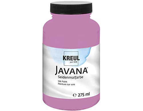 KREUL 8118-275 - Javana Seidenmalfarbe 275 ml, flieder, hochpigmentierte und brillante Farbe auf Wasserbasis, mit fließend flüssigem Charakter, dringt tief in die Fasern ein KREUL 8118-275 - Javana Seidenmalfarbe 275 ml, flieder, hochpigmentierte und brillante Farbe auf Wasserbasis, mit fließend flüssigem Charakter, dringt tief in die Fasern ein von Kreul