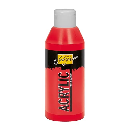 KREUL 84231 - Solo Goya Acrylic echtrot, 250 ml Flasche, cremige vielseitig einsetzbare Acrylfarbe in Studienqualität, auf Wasserbasis, schnell und matt trocknend, gut deckend, wasserfest KREUL 84231 - Solo Goya Acrylic echtrot, 250 ml Flasche, cremige vielseitig einsetzbare Acrylfarbe in Studienqualität, auf Wasserbasis, schnell und matt trocknend, gut deckend, wasserfest von Kreul
