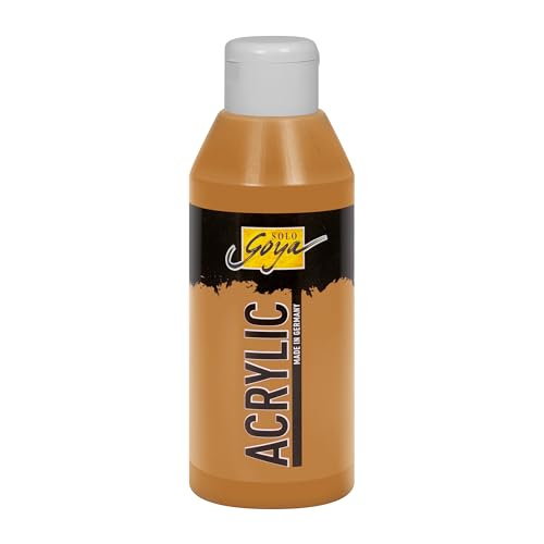 KREUL 84234 - Solo Goya Acrylic goldocker, 250 ml Flasche, cremige vielseitig einsetzbare Acrylfarbe in Studienqualität, auf Wasserbasis, schnell und matt trocknend, gut deckend, wasserfest KREUL 84234 - Solo Goya Acrylic goldocker, 250 ml Flasche, cremige vielseitig einsetzbare Acrylfarbe in Studienqualität, auf Wasserbasis, schnell und matt trocknend, gut deckend, wasserfest von Kreul