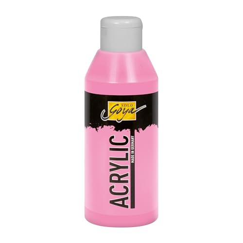 KREUL 84238 - Solo Goya Acrylic rosa, 250 ml Flasche, cremige vielseitig einsetzbare Acrylfarbe in Studienqualität, auf Wasserbasis, schnell und matt trocknend, gut deckend, wasserfest KREUL 84238 - Solo Goya Acrylic rosa, 250 ml Flasche, cremige vielseitig einsetzbare Acrylfarbe in Studienqualität, auf Wasserbasis, schnell und matt trocknend, gut deckend, wasserfest von Kreul