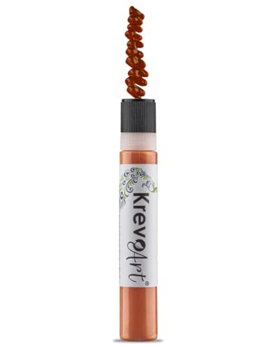 Krevo Art Hochwertige Kerzenmalstifte - Kerzenmalfarbe bronze 30ml - Candle Pen für Kerzen - DIY Kerzen Dekorieren & Gestalten - Kerzenfarbe - Kerzenliner Krevo Art Hochwertige Kerzenmalstifte - Kerzenmalfarbe bronze 30ml - Candle Pen für Kerzen - DIY Kerzen Dekorieren & Gestalten - Kerzenfarbe - Kerzenliner von Krevo Art