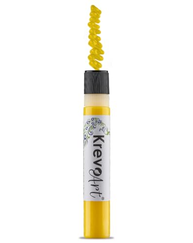 Krevo Art Hochwertige Kerzenmalstifte - Kerzenmalfarbe gelb 30ml - Candle Pen für Kerzen - DIY Kerzen Dekorieren & Gestalten - Kerzenfarbe - Kerzenliner Krevo Art Hochwertige Kerzenmalstifte - Kerzenmalfarbe gelb 30ml - Candle Pen für Kerzen - DIY Kerzen Dekorieren & Gestalten - Kerzenfarbe - Kerzenliner von Krevo Art