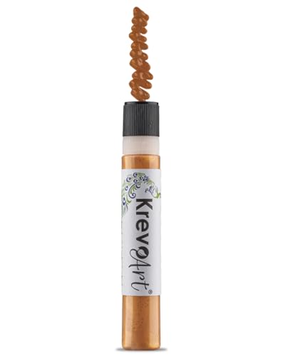 Krevo Art Hochwertige Kerzenmalstifte - Kerzenmalfarbe gold 30ml - Candle Pen für Kerzen - DIY Kerzen Dekorieren & Gestalten - Kerzenfarbe - Kerzenliner Krevo Art Hochwertige Kerzenmalstifte - Kerzenmalfarbe gold 30ml - Candle Pen für Kerzen - DIY Kerzen Dekorieren & Gestalten - Kerzenfarbe - Kerzenliner von Krevo Art