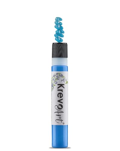 Krevo Art Hochwertige Kerzenmalstifte - Kerzenmalfarbe hellblau 30ml - Candle Pen für Kerzen - DIY Kerzen Dekorieren & Gestalten - Kerzenfarbe - Kerzenliner Krevo Art Hochwertige Kerzenmalstifte - Kerzenmalfarbe hellblau 30ml - Candle Pen für Kerzen - DIY Kerzen Dekorieren & Gestalten - Kerzenfarbe - Kerzenliner von Krevo Art