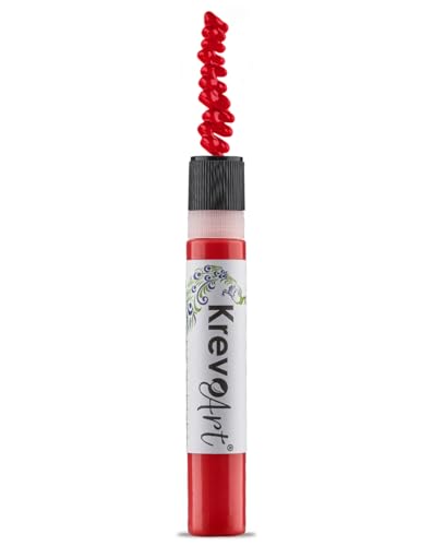 Krevo Art Hochwertige Kerzenmalstifte - Kerzenmalfarbe rot 30ml - Candle Pen für Kerzen - DIY Kerzen Dekorieren & Gestalten - Kerzenfarbe - Kerzenliner Krevo Art Hochwertige Kerzenmalstifte - Kerzenmalfarbe rot 30ml - Candle Pen für Kerzen - DIY Kerzen Dekorieren & Gestalten - Kerzenfarbe - Kerzenliner von Krevo Art