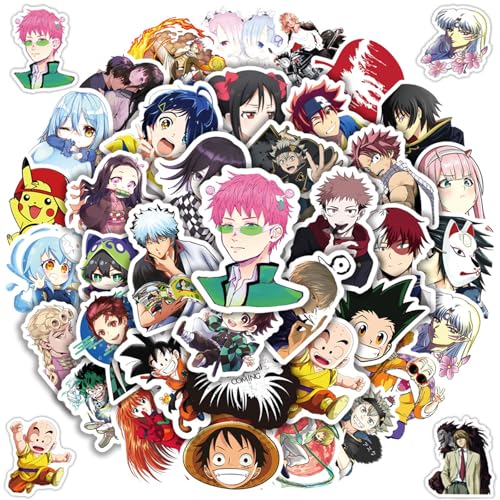 100 Stück Gemischte Anime-Aufkleber, Vinyl Aufkleber Anime-Aufkleber, Graffiti-Aufkleber, wasserdicht, klassische Cartoon-Aufkleber, für Laptop Wasserflasche, Gitarre, für Kinder, Erwachsene 100 Stück Gemischte Anime-Aufkleber, Vinyl Aufkleber Anime-Aufkleber, Graffiti-Aufkleber, wasserdicht, klassische Cartoon-Aufkleber, für Laptop Wasserflasche, Gitarre, für Kinder, Erwachsene von Krilucly