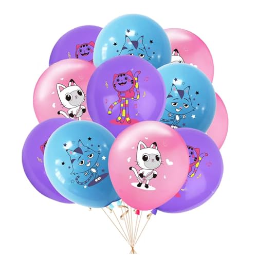 18 Stück Latex-Luftballons, Cartoon-Ballon, Geburtstag, Dekoration, Cartoon-Thema, niedlich, Anime, Geburtstagsfeier, Luftballons für Kinder 18 Stück Latex-Luftballons, Cartoon-Ballon, Geburtstag, Dekoration, Cartoon-Thema, niedlich, Anime, Geburtstagsfeier, Luftballons für Kinder von Krilucly