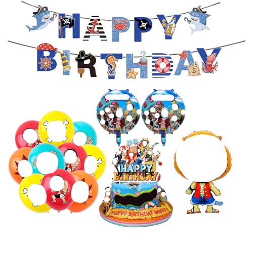 25 Stück Dekoration zum Geburtstag, Anime, Party-Set zum Thema Anime für Kinder, Banner, Kuchendekoration, Cartoon-Luftballons, Deko Geburtstag Jungen 25 Stück Dekoration zum Geburtstag, Anime, Party-Set zum Thema Anime für Kinder, Banner, Kuchendekoration, Cartoon-Luftballons, Deko Geburtstag Jungen von Krilucly