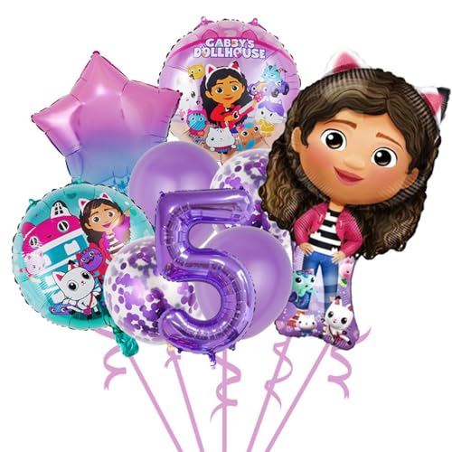 9 Luftballons zum Geburtstag für Mädchen, Dekoration zum 5. Geburtstag für Kinder, Katzen, Thema, Dekoration, Material für Geburtstagsfeier, Luftballons, Dekoration zum Geburtstag für Mädchen 9 Luftballons zum Geburtstag für Mädchen, Dekoration zum 5. Geburtstag für Kinder, Katzen, Thema, Dekoration, Material für Geburtstagsfeier, Luftballons, Dekoration zum Geburtstag für Mädchen von Krilucly