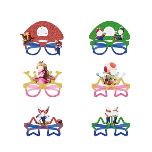 Krilucly 12 Brillen für Geburtstagsfeiern, Papierbrille für Geburtstagsfeiern, lustige Brille für Geburtstagsfeiern, geeignet für Geburtstagsfeiern von Jungen und Mädchen Krilucly 12 Brillen für Geburtstagsfeiern, Papierbrille für Geburtstagsfeiern, lustige Brille für Geburtstagsfeiern, geeignet für Geburtstagsfeiern von Jungen und Mädchen von Krilucly