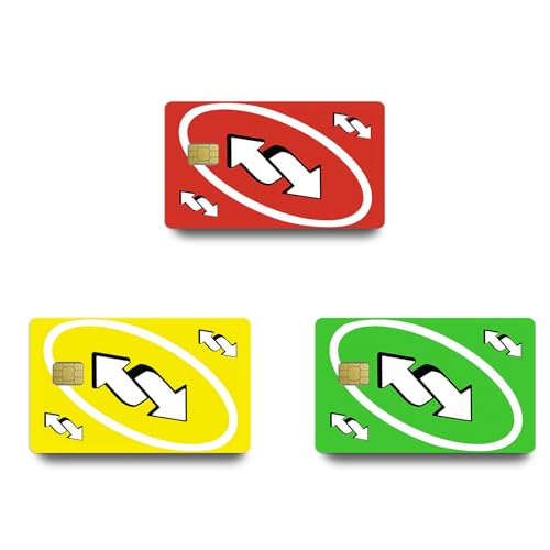 Krilucly 3 Stück Kreditkartenaufkleber, Aufkleber für Debitkarten, selbstklebender Hautschutz Aufkleber für Karten, Schutz der Bankkarte, abnehmbar von Krilucly