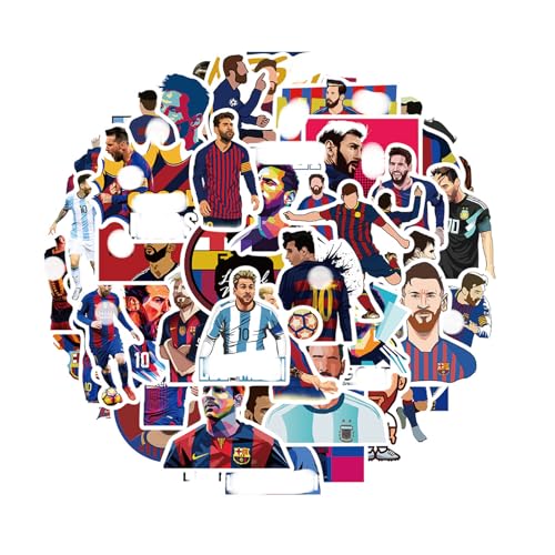 Krilucly 50 Aufkleber Fußball für Spieler, Vinyl für Auto, Motorrad, Laptop, Fahrrad, Skateboard, Snowboard, Gepäck Krilucly 50 Aufkleber Fußball für Spieler, Vinyl für Auto, Motorrad, Laptop, Fahrrad, Skateboard, Snowboard, Gepäck von Krilucly