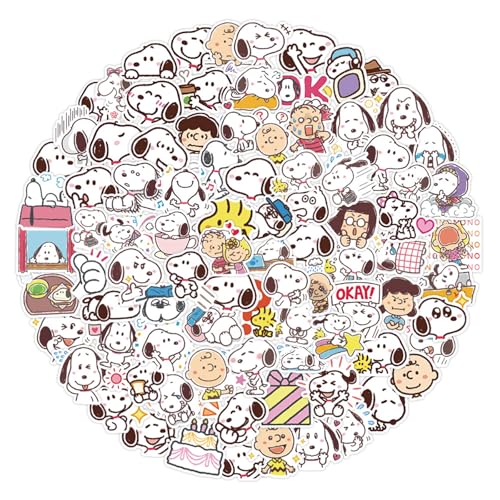 Krilucly Cartoon-Hund Aufkleber, 110 Stück, Multicolor, PVC, Outdoor, Kawaii, für Laptop, Wasserflasche, Gitarre Krilucly Cartoon-Hund Aufkleber, 110 Stück, Multicolor, PVC, Outdoor, Kawaii, für Laptop, Wasserflasche, Gitarre von Krilucly
