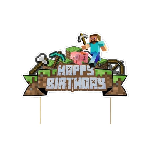 Krilucly Torten-Topper, Cartoon-Kuchendekoration, Geburtstag, Cake Topper, Kuchen Toppers, Cake Topper für Kindergeburtstage, für Kindergeburtstag, für Jungen und Mädchen Krilucly Torten-Topper, Cartoon-Kuchendekoration, Geburtstag, Cake Topper, Kuchen Toppers, Cake Topper für Kindergeburtstage, für Kindergeburtstag, für Jungen und Mädchen von Krilucly