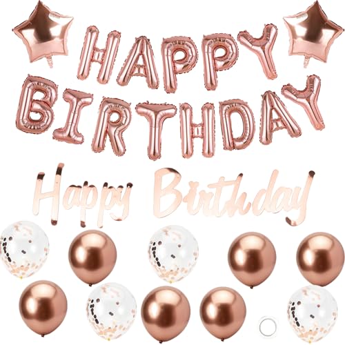 Luftballons Geburtstag Dekoration Happy Birthday Girlande Luftballons Party Deko Roségold Happy Birthday Deko mit Luftballons Girlanden Konfetti Ballons für Geburtstags dekoration. Luftballons Geburtstag Dekoration Happy Birthday Girlande Luftballons Party Deko Roségold Happy Birthday Deko mit Luftballons Girlanden Konfetti Ballons für Geburtstags dekoration. von Kriovoa