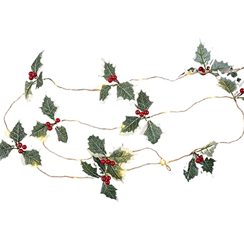 Kripyery Weihnachts-Lichterkette, Tannenzapfen, rote Beeren, Pompons, Pilz, Weihnachtsmann, Karte, Fensterverband, batteriebetrieben, Weihnachten Kripyery Weihnachts-Lichterkette, Tannenzapfen, rote Beeren, Pompons, Pilz, Weihnachtsmann, Karte, Fensterverband, batteriebetrieben, Weihnachten von Kripyery