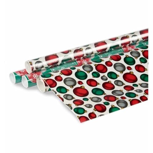 Krist+ Geschenkpapier, 70 x 200 cm, Weihnachtskugeln, mehrfarbig, 50 Stück Krist+ Geschenkpapier, 70 x 200 cm, Weihnachtskugeln, mehrfarbig, 50 Stück von Krist+