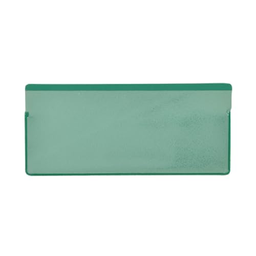 Etikettentaschen - magnetisch, 100 x 60 mm, grün,mit 2 Magnetstreifen, 25 Stück Etikettentaschen - magnetisch, 100 x 60 mm, grün,mit 2 Magnetstreifen, 25 Stück von Krog