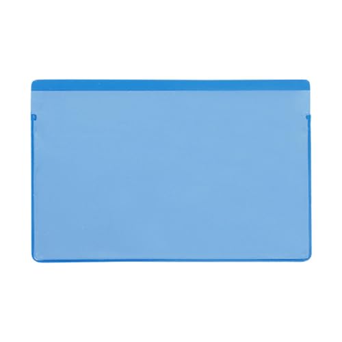 Etikettentaschen - magnetisch, 120x80 mm A7, blau,mit 2 Magnetstreifen, 25 Stück Etikettentaschen - magnetisch, 120x80 mm A7, blau,mit 2 Magnetstreifen, 25 Stück von Krog