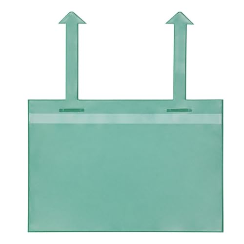 Gitterboxtaschen mit Laschen, A5 quer, grün,Öffnung: Längsseite, 25 Stück Gitterboxtaschen mit Laschen, A5 quer, grün,Öffnung: Längsseite, 25 Stück von Krog