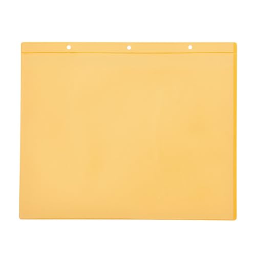 Kennzeichnungstaschen mit Aufhängelochung, A4 quer,gelb, Öffnung: Schmalseite, 25 Stück Kennzeichnungstaschen mit Aufhängelochung, A4 quer,gelb, Öffnung: Schmalseite, 25 Stück von Krog