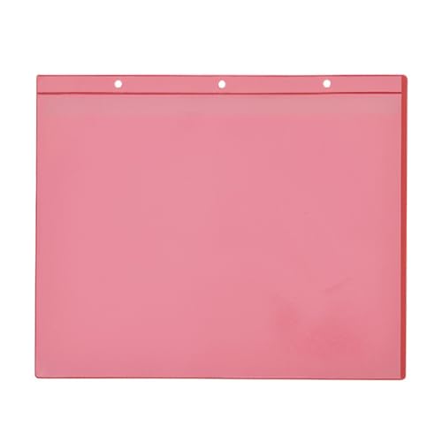 Kennzeichnungstaschen mit Aufhängelochung, A4 quer,rot, Öffnung: Schmalseite, 25 Stück Kennzeichnungstaschen mit Aufhängelochung, A4 quer,rot, Öffnung: Schmalseite, 25 Stück von Krog