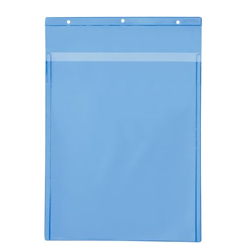Kennzeichnungstaschen selbstklebend, A4 hoch, blau,Öffnung: Schmalseite, mit Klappe, 2 Klebestreifen, 25 Stück Kennzeichnungstaschen selbstklebend, A4 hoch, blau,Öffnung: Schmalseite, mit Klappe, 2 Klebestreifen, 25 Stück von Krog