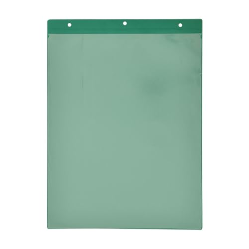 Kennzeichnungstaschen selbstklebend, A4 hoch, grün,Öffnung: Schmalseite, 25 Stück von Krog