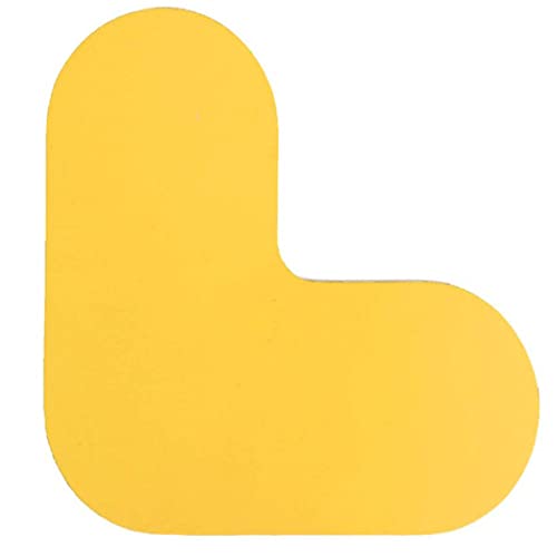 Krog Bodenmarkierung Symbol Eck-Stück, 190 x 190 x 90 mm, 10 Stück Gelb von Krog