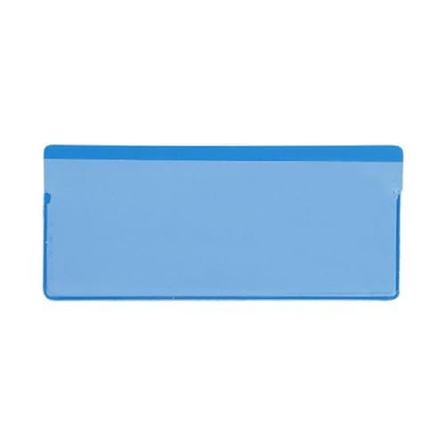 Krog Etikettentaschen magnetisch, mit 2 Magnetstreifen 220x105,1/3DIN, blau, 1 Stück Krog Etikettentaschen magnetisch, mit 2 Magnetstreifen 220x105,1/3DIN, blau, 1 Stück von Krog