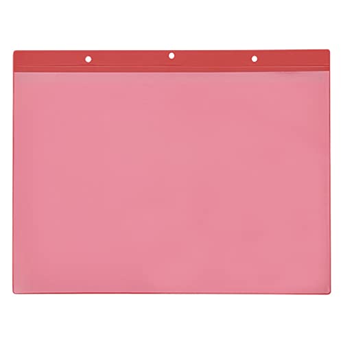 Krog Magnettaschen A4 quer (297 × 210 mm), Rot – 625 Stück (25 Verpackungseinheiten à 25 Stück) von Krog