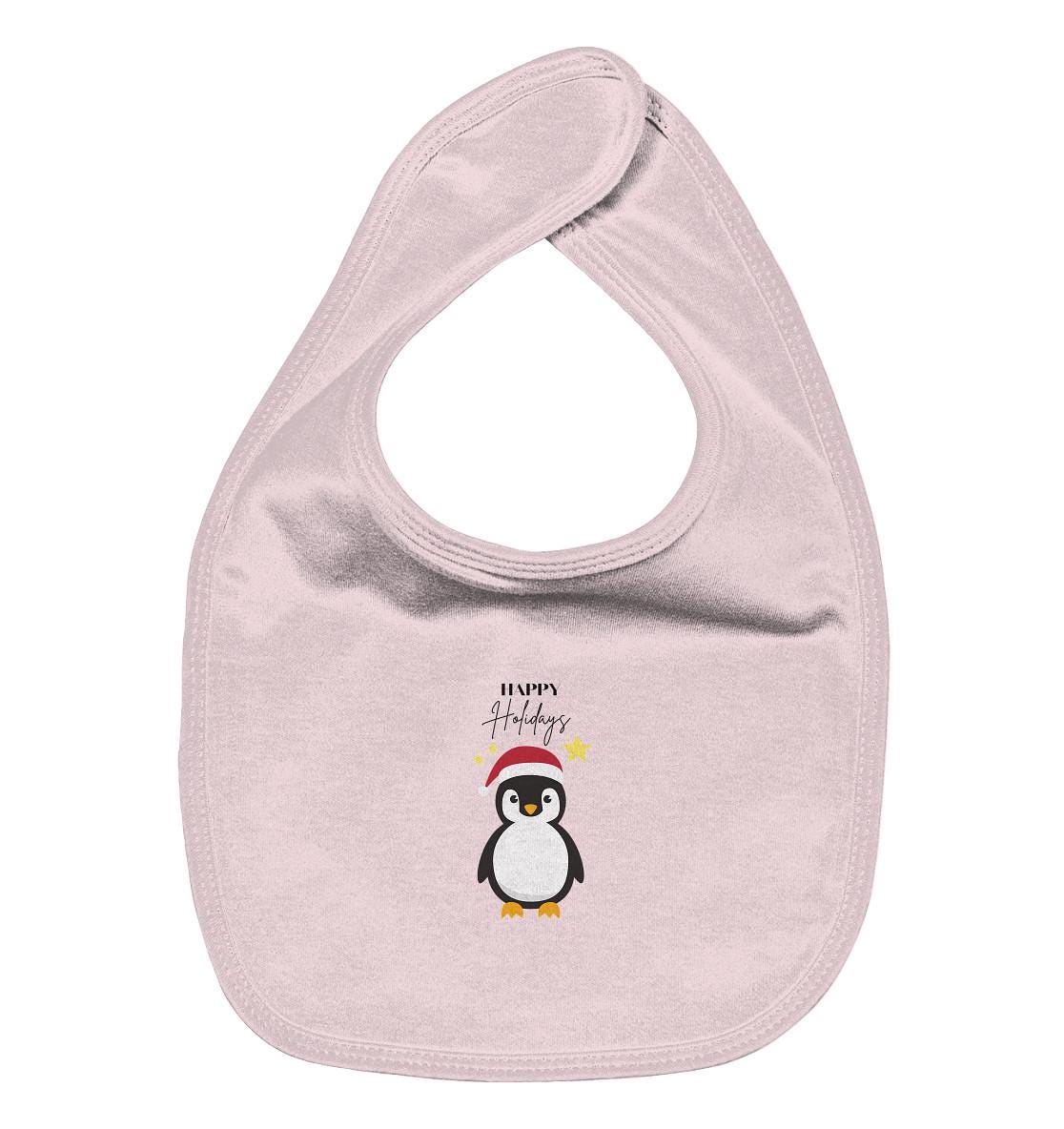 Weihnachtslätzchen - Baby-Lätzchen Happy Holidays Weihnachtspinguin Weihnachtslätzchen - Baby-Lätzchen Happy Holidays Weihnachtspinguin von KrokusundKoog
