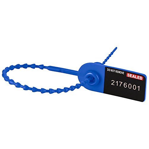 Etikettenplombe Combi mit großer Fahne, blau, 50 Stück Etikettenplombe Combi mit großer Fahne, blau, 50 Stück von Kronsguard