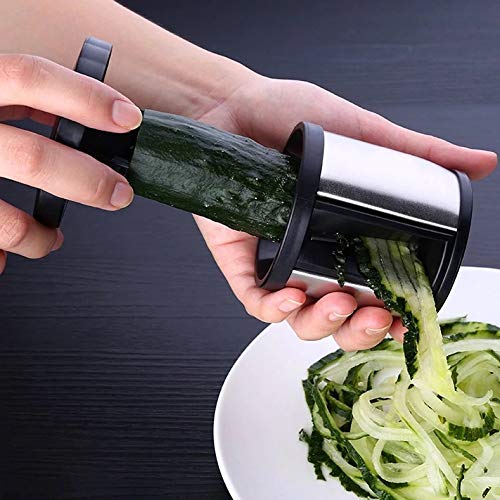 Krumble Gemüse Zucchini Julienne Spiralschneider - Schäler - Edelstahl - Spirelli Spiralschneider - Stahl Krumble Gemüse Zucchini Julienne Spiralschneider - Schäler - Edelstahl - Spirelli Spiralschneider - Stahl von Krumble