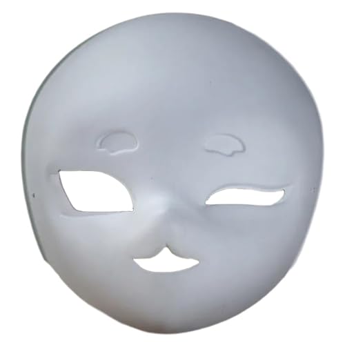 Handbemalte Maskeraden, bemalbar, für Kinder, Erwachsene, Halloween-Kostüm von Ksikdeg