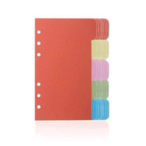 Ksikdeg 10 Stück B 5 A 5 A 6 Ordner Trennblätter Papier Trennblätter Register für Reiseordner Notizbuch Ksikdeg 10 Stück B 5 A 5 A 6 Ordner Trennblätter Papier Trennblätter Register für Reiseordner Notizbuch von Ksikdeg